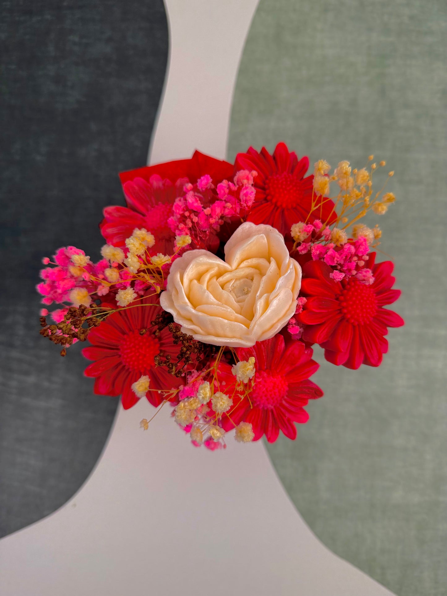 Romance’s Scented Wax Bouquet