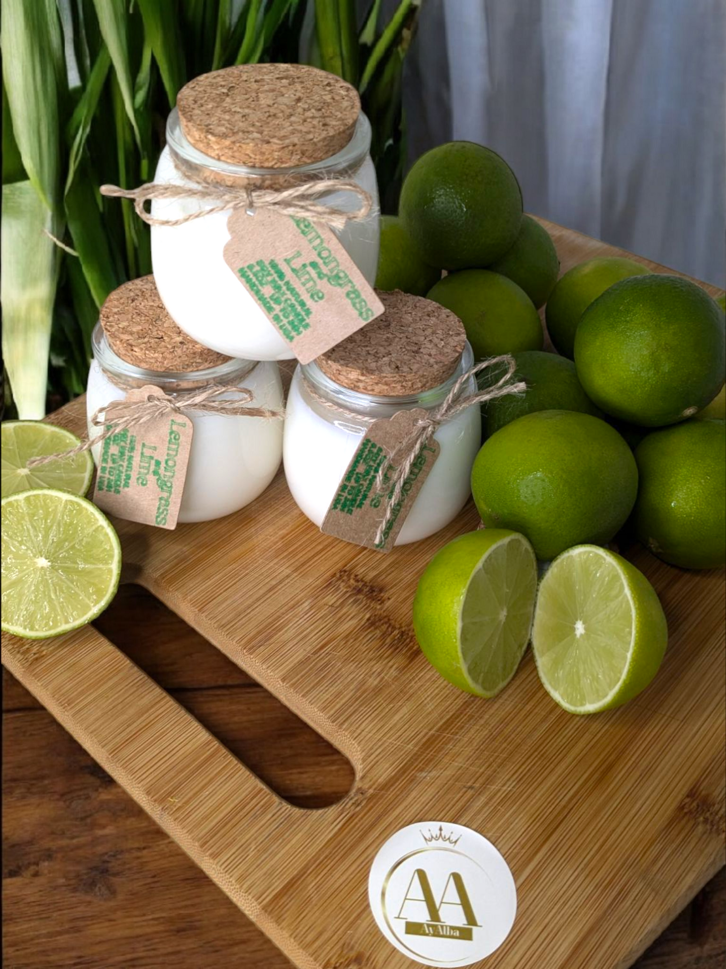 Lemongrass and Lime Soy Candle - 5.5oz